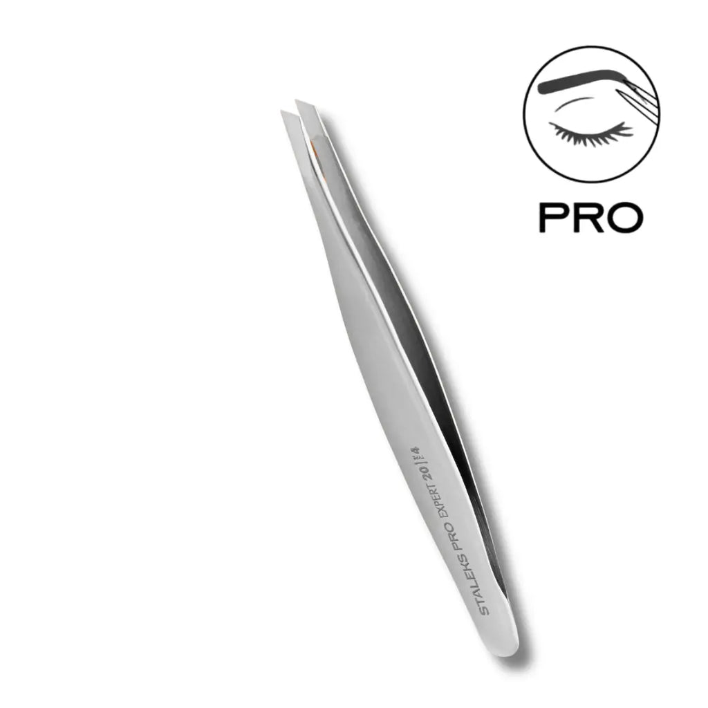 Staleks Pro Expert 20 Type 4 Eyebrow Tweezers with extended handles