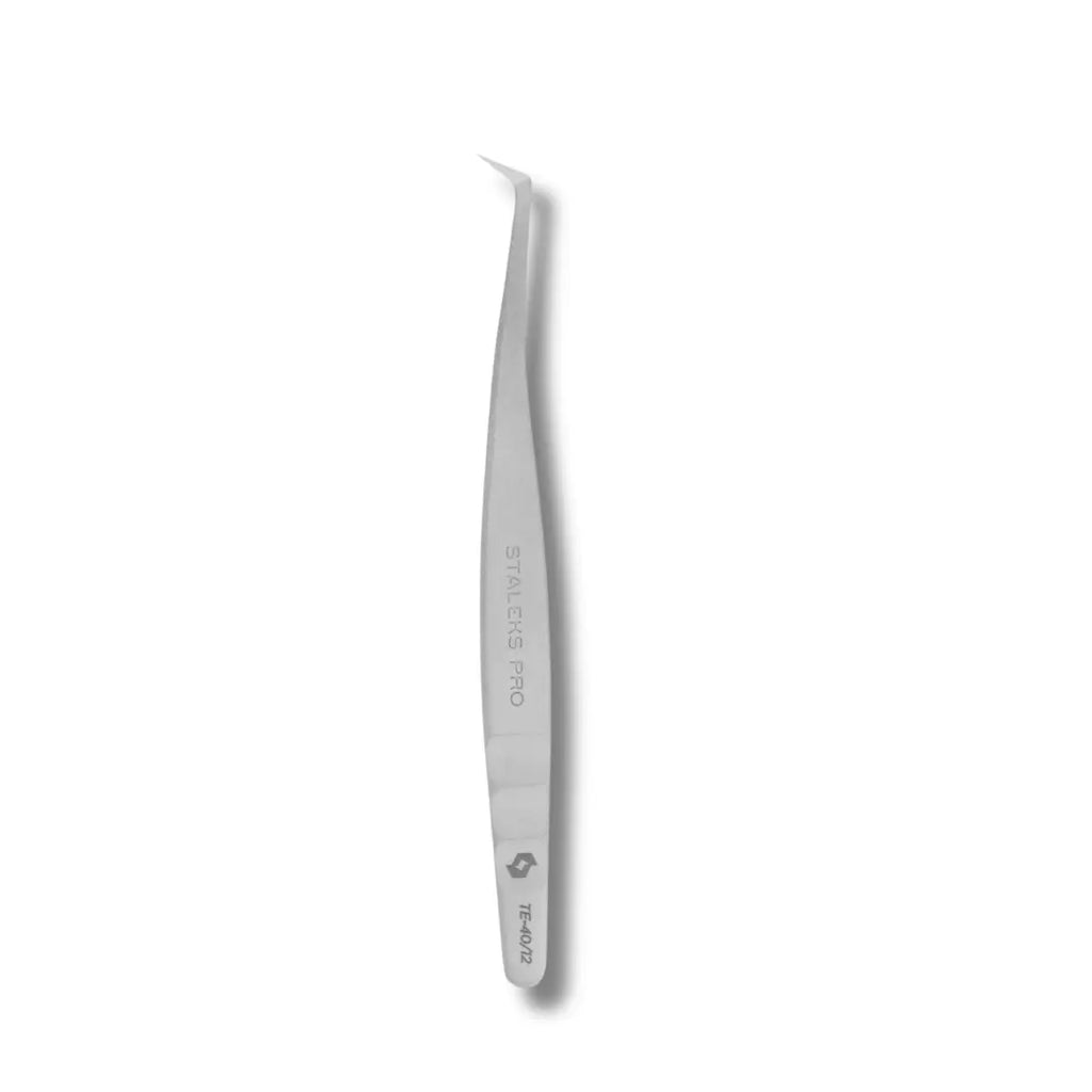 Staleks Pro Expert 40 Type 12 Volume Eyelash Tweezers L-shaped