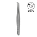 Staleks Pro Expert 40 Type 2 L-shaped Eyelash Tweezers 70 degrees