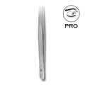 Staleks Pro Expert 41 Type 10 Straight Eyelash Tweezers for isolation