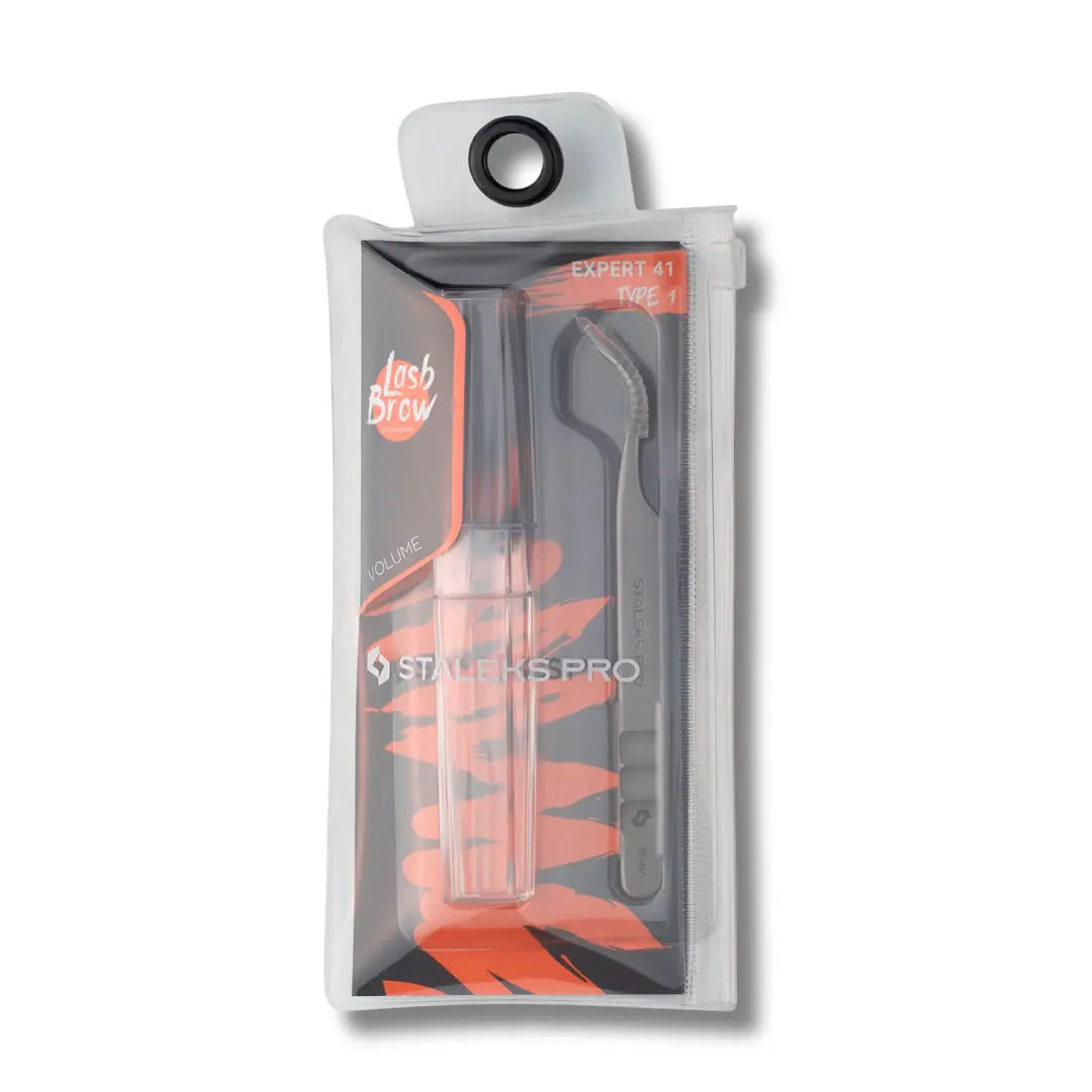 Curved tweezer tip closeup with ergonomic handle grooves