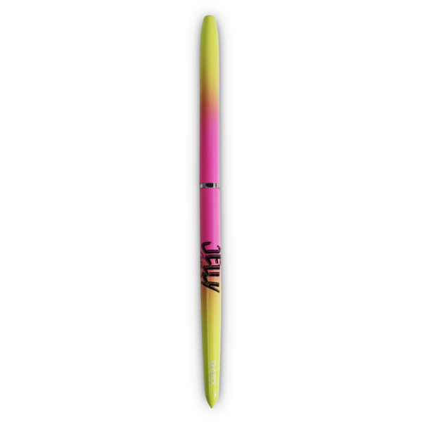 Jelly Gelly Oval Acrylic Polygel Brush – natural bristles with UV-protected cap