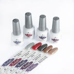 Atica TWILIGHT Gel Polish – Opal 7.5ml, glitter gel polish in warm champagne shade

