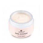 Atica eXel Builder Gel 05 Twinkle Champagne 30ml jar, milky champagne pearl builder gel
