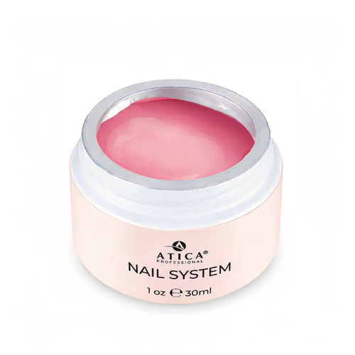 Atica eXel Builder Gel 03 Twinkle Electra 30ml jar, light pink pearly builder gel