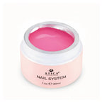 Atica eXel Builder Gel 04 Twinkle Ice Baby 30ml jar, cool pink shimmer builder gel
