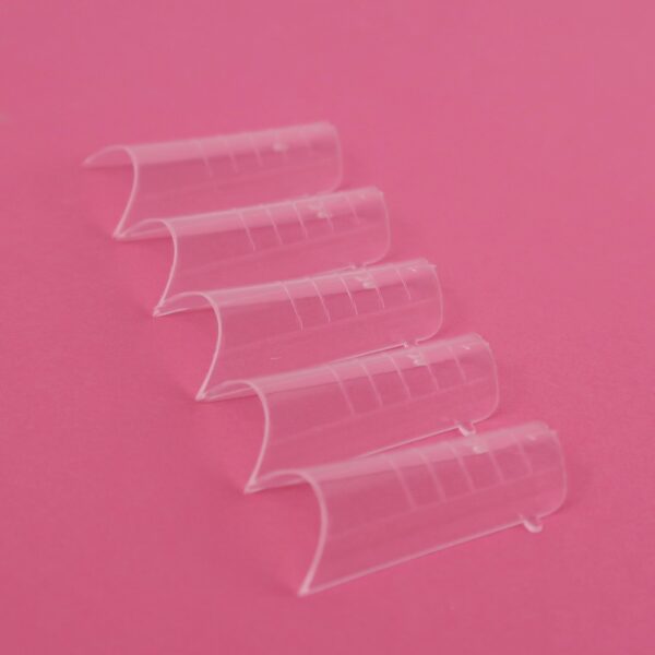 Jelly Gelly Arched Half Nail Extension Dual Forms.