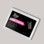Jelly Gelly Arched Half Nail Extension Dual Forms.