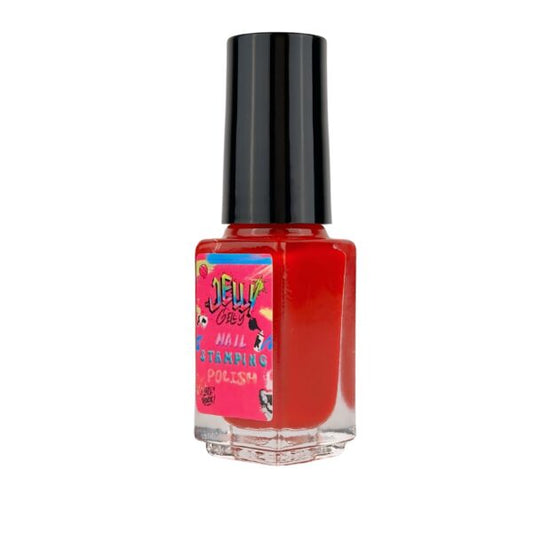 Jelly Gelly Stamping Nail Polish Red - 6ml.