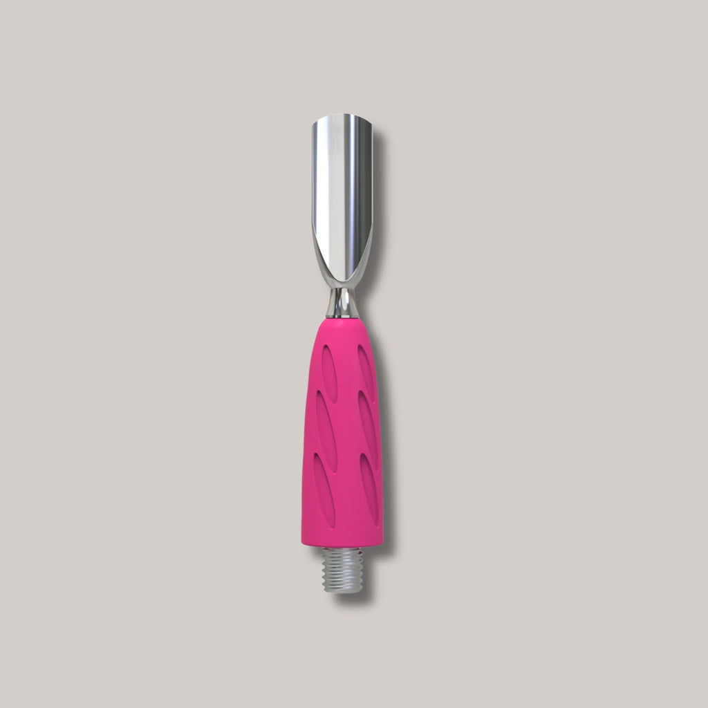 Combo UNIQ 16 Rounded Narrow Pusher – professional cuticle pusher with stainless steel and a hypoallergenic grip.