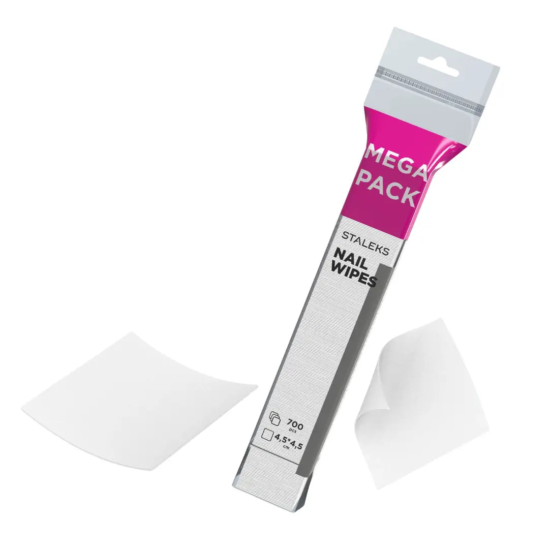 Staleks Smart lint-free wipes 45 gsm, 700-piece pack, white spunbond nail wipes