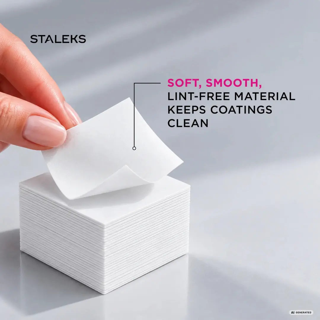 Staleks Smart lint-free wipes 45 gsm, 700-piece pack, white spunbond nail wipes