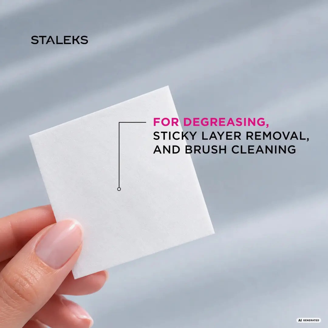 Staleks Smart lint-free wipes 45 gsm, 700-piece pack, white spunbond nail wipes