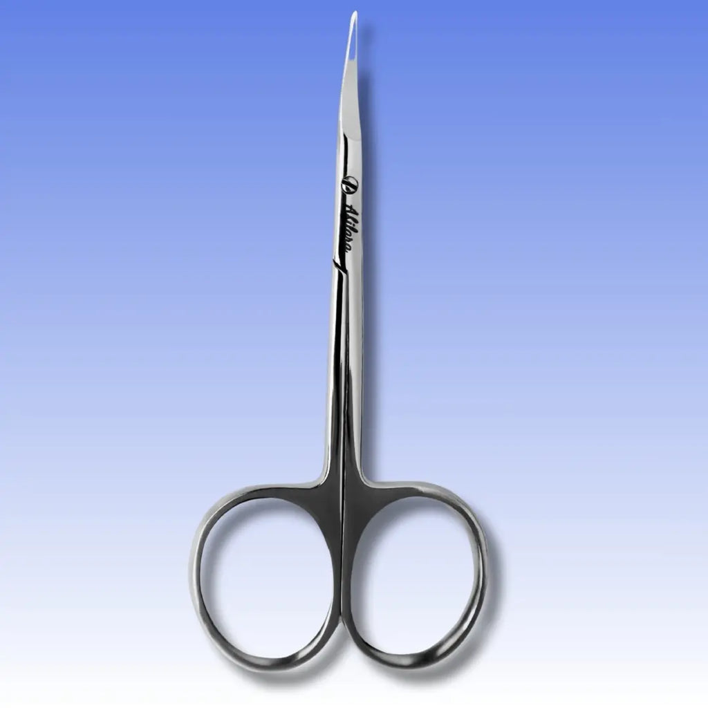 Afilara Professional Cuticle Scissors 22mm – high-quality stainless steel, curved cutting edge for precise and gentle cuticle care.

