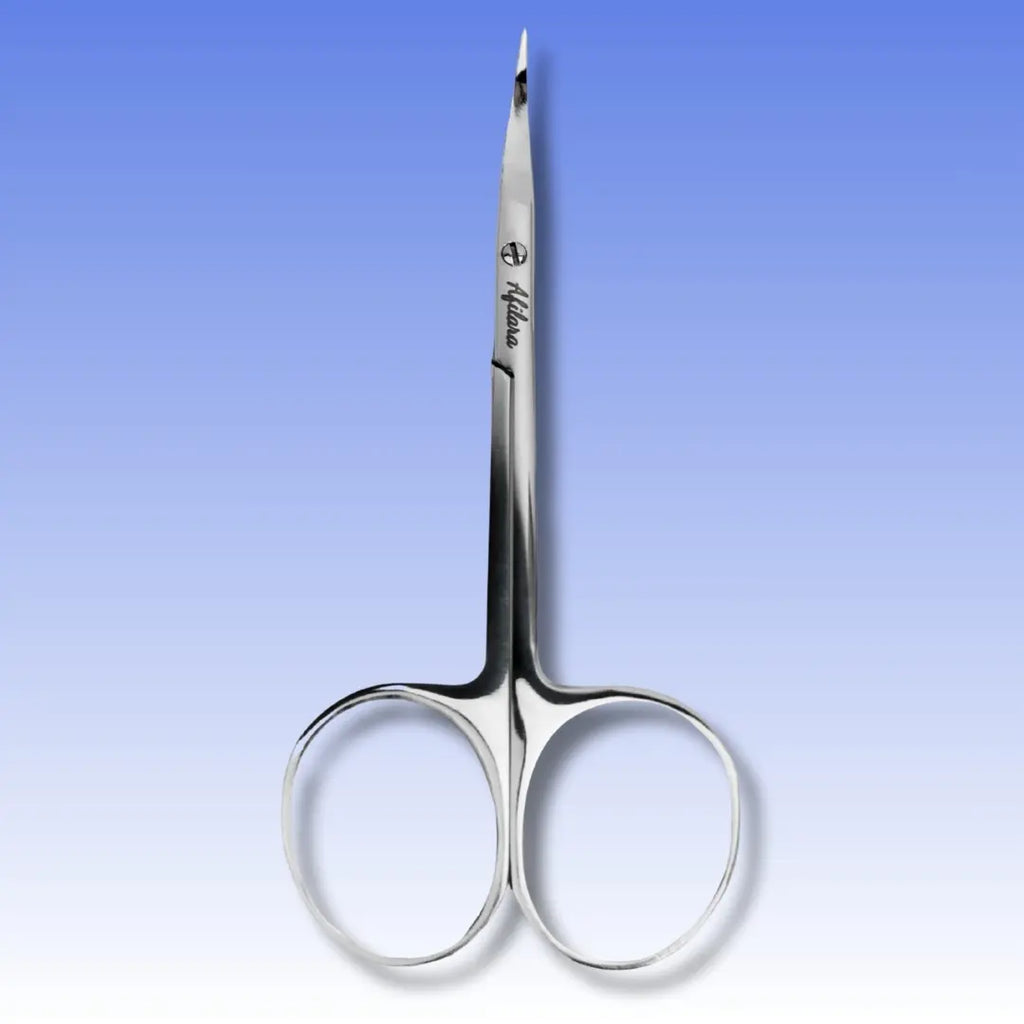 Afilara Professional Cuticle Scissors 20mm
"Premium stainless steel cuticle scissors with a curved edge for precise, safe cuticle care. Sterilizable for optimal hygiene and long-lasting durability.